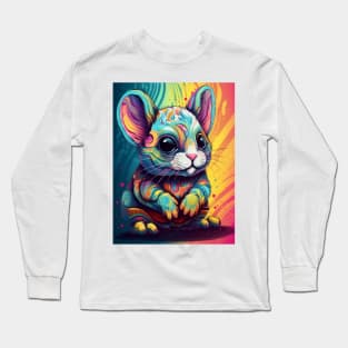 Cute little beautiful chinchilla. Long Sleeve T-Shirt